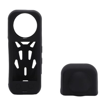 Bewinner Silicone Case Lens Layer Suitable for X5 Heat Dissipation Elegant Decorative Touch for Panoramic Filming Fans (Black)