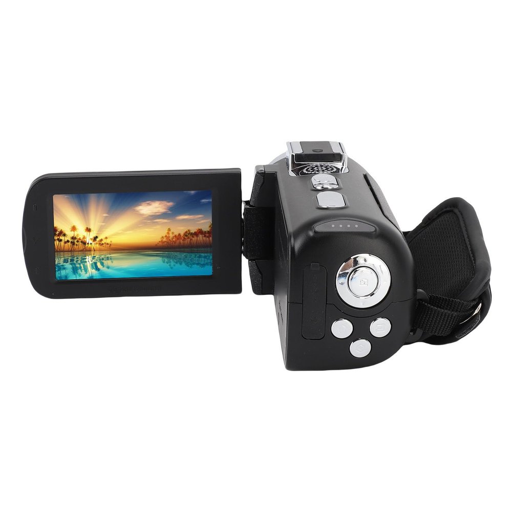 Diydeg 4K Video Camera for Filming, Full HD 64MP WiFi Camcorder, 3.0" 180 Rotation Vlogging Camera with LED Fill Light, Digital Cameras for Travel and Live Streaming