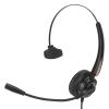 Corded Telephone Headset, Single Ear Phone Headset with Noise Cancellation Microphone, Headband and 330 Degree Rotatable Ear Plate for Customer Service, Multimedia view 3