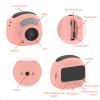 720P Rose Transportable Camera with Constructed in Creative Overlays Simple Tap Action Excellent Teenage School Tasks Dense Student Travel Camera view 2