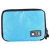 Aqur2020 Digital Storage Case Electronic Bag Travel Cable Pouch with Mesh Pockets Two Way for USB Cables Earphones SD Cards (Blue) view 1