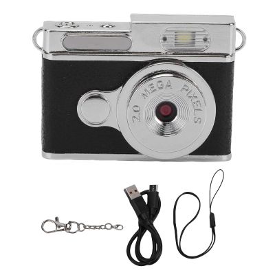 1080P Digital Camera for Kids, Wide Angle Lens Keychain Camera, Point and Shoot Digital Cameras, Compact Small Camera for Photography (Black)