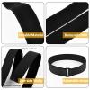 16.4 Feet x 2 Inch Heavy Duty Hook and Loop Straps with 15 Buckles, Black Nylon Cable Strap, Adjustable Cut-to-Length, Reusable Fastening Cable Ties Cinch Straps for Securing Cables, Hoses, Pipes view 3