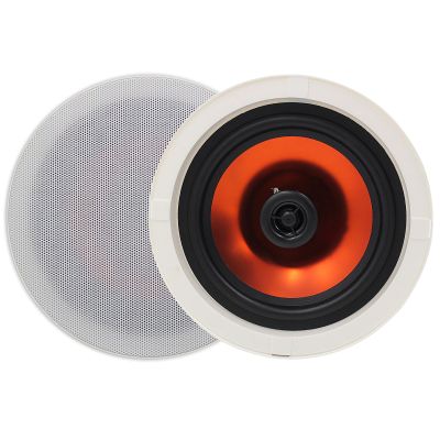 STUDIOFINIX 4-Inch Flush Mount Passive Ceiling Speakers, 240W Max Power Output Pair - Perfect for Clear Sound in Living Room, Office, Kitchen, Basement & Covered Patio (2 Speakers)