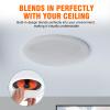 STUDIOFINIX 4-Inch Flush Mount Passive Ceiling Speakers, 240W Max Power Output Pair - Perfect for Clear Sound in Living Room, Office, Kitchen, Basement & Covered Patio (2 Speakers) view 2