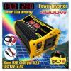 Portable Inverter Car Power Inverters DC 12Volt to AC Transformer 4000W Modified SineWave Auto Inverter LED Display view 2