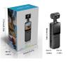 Luyismer Handheld 4K Sports Camera 180 Degree Small Sport LCD Screen Pocket Action Camcorder Travel Bike Recorder Night view 4