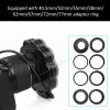 Camera Lens LED Ring Flash Light with Multi - Size Adapter Rings 40.5-77mm - Fill Light, LED Beads, Ideal for DSLR Macro Photography view 4