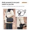 Camera Bag Sling for DSLR Mirrorless, 4L Water - Shoulder Sling Bag with 10 Compartments, Lightweight 370g Black Crossbody for Travel Photography - Durable, view 4