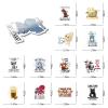 100Pcs Funny Holographic Animals Stickers for Adults, Waterproof Holographic Vinyl Sarcastic Meme Water Bottle Sticker for Hard Hat Laptop, Kindle, Phone, Scrapbooking Decals view 3
