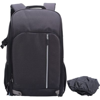 Camera Backpack for DSLR SLR Mirrorless Cameras 31L Large Capacity - Shockproof, Modular Compartments, LED Lighting, Outdoor Photography Bag