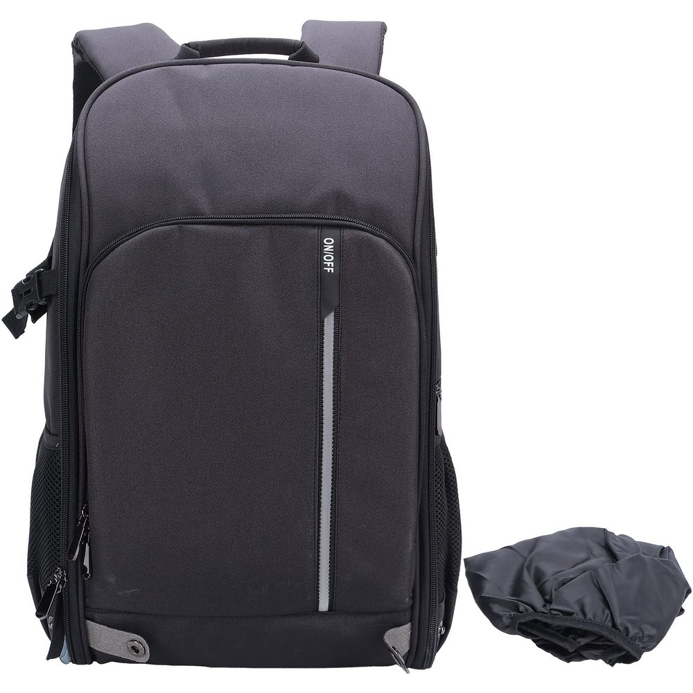 Camera Backpack for DSLR SLR Mirrorless Cameras 31L Large Capacity - Shockproof, Modular Compartments, LED Lighting, Outdoor Photography Bag