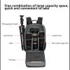 Camera Backpack for DSLR SLR Mirrorless Cameras 31L Large Capacity - Shockproof, Modular Compartments, LED Lighting, Outdoor Photography Bag view 2