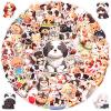 100 Pcs Cute Cartoon Dog Sticker Pack for Girls, Kawaii Puppy Stickers for Kids, Reusable Waterproof Puppies Breeds Prints Pet Vinyl Decals for Water Bottle,Laptop, Dog Decals for Valentine's Day view 1