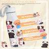 100 Pcs Cute Cartoon Dog Sticker Pack for Girls, Kawaii Puppy Stickers for Kids, Reusable Waterproof Puppies Breeds Prints Pet Vinyl Decals for Water Bottle,Laptop, Dog Decals for Valentine's Day view 4