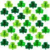 Gueevin 30 Pcs St Patricks Day Hanging Decorations St. Patrick's Day Honeycomb Balls Shamrock Honeycomb Paper Irish Ceiling Decor for Table Centerpiece Birthday Home Spring view 1