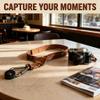 Backup Camera Strap Leather Double Shoulder Harness for 2 Cameras, Adjustable Brown Heavy Duty Sling with Crossbody Belt - Professional DSLR Holster for Photographers (Shoulders-brown) view 3