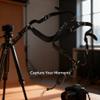 Backup Camera Strap Leather Double Shoulder Harness for 2 Cameras, Adjustable Brown Heavy Duty Sling with Crossbody Belt - Professional DSLR Holster for Photographers (Shoulders-Black) view 2