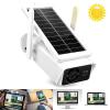 1080P Wireless Security Camera Outdoor Solar Powered, IP66 WiFi Cam with Night Vision, PIR Sensor & Two - Way - Remote Monitoring for Home & Chicken Coop Surveillance view 4