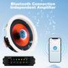 Herdio 4 Inch 480 Watts High Power Bluetooth Ceiling Speakers - 4 Recessed Speakers, Crisp Surround Sound for Home Theater, Bedroom, Kitchen, Office & Covered Patio(2 Paris) view 3