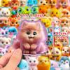 100PCS Cute Animal Stickers for Water Bottles  Waterproof Vinyl Cartoon Sticker Pack, Laptops, Journals, Scrapbooks, DIY Crafts & Party Favors view 2