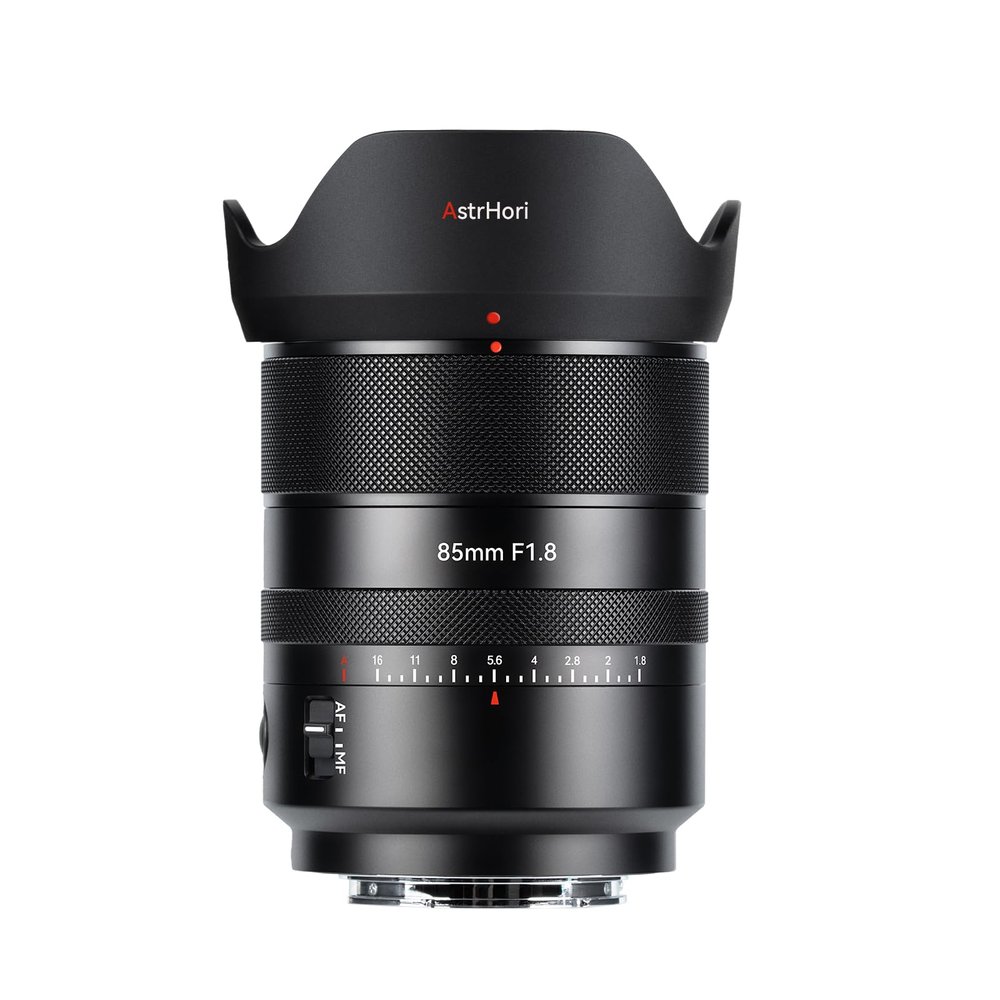 AstrHori AF 85mm F1.8 II Full Frame Lens Upgrade Autofocus Prime Portrait Lens for Sony E Mount Mirrorless Cameras (Black)