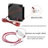GBA-SZC 4010 Blower Fan DC 12V,40mm x 40mm x 10mm Dual Ball Bearing Brushless 3D Printers Hotend Cooling Turbo Fans.(2PCS) view 3