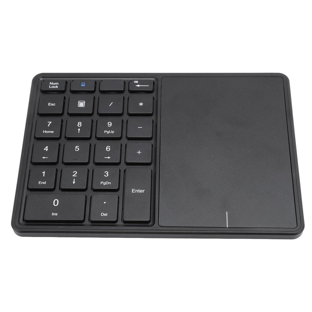 Dpofirs PAD Number, Dual Professional Long Liver Liver Sensitivity Modes 22 Wireless Numerical Keys for PC for The Laptop (Black)