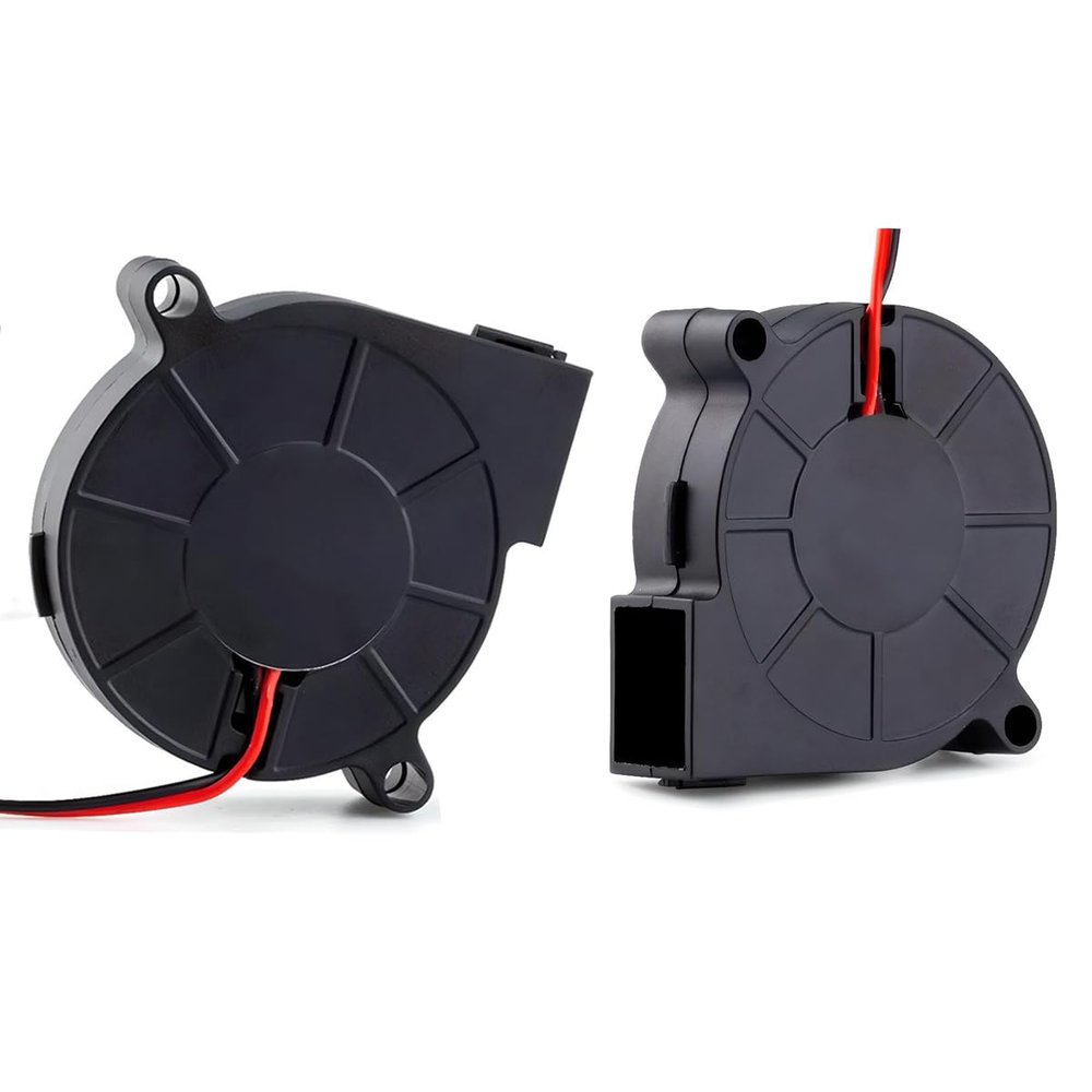 GBA-SZC 5015 Blower Fan DC 24V,50mm x 50mm x 15mm Dual Ball Bearing Brushless 3D Printers Hotend Cooling Turbo Fans.(2PCS)