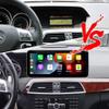 Wireless CarPlay Android Auto 10.25" Android Radio Upgrade for Mercedes C W204 C204 S204 NTG4.5 NTG4.7 Factory 7 Inch Screen, Full Phone Mirror Split Screen GPS Head Unit, Backup Camera, 64GB view 2