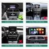 Wireless CarPlay Android Auto 10.25" Android Radio Upgrade for Mercedes C W204 C204 S204 NTG4.5 NTG4.7 Factory 7 Inch Screen, Full Phone Mirror Split Screen GPS Head Unit, Backup Camera, 64GB view 4