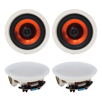 Herdio 8 Inch 800 Watts High Power Ceiling Speakers - Flush Mount, Crisp Sound for Home Theater, Living Room, Office, Kitchen & Covered Patio2 Paris