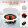 Herdio 8 Inch 800 Watts High Power Ceiling Speakers - Flush Mount, Crisp Sound for Home Theater, Living Room, Office, Kitchen & Covered Patio2 Paris view 3