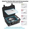 OLINS KAKO Starlink Mini Case & Suction Cup Mount, IP67 Waterproof Hard case Fits Star Link Mini Dish, Portable Shoulder Dual Carry Options with Precision Cut Foam for Starlink Accessories view 4
