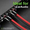 GOSDENG 16 Gauge Speaker Wire- 100 ft Spec Soft Touch Audio Wire for Car Stereos, Home Theater, Surround Sound - Flexible 16 AWG Speaker Cable - Red/Black view 4