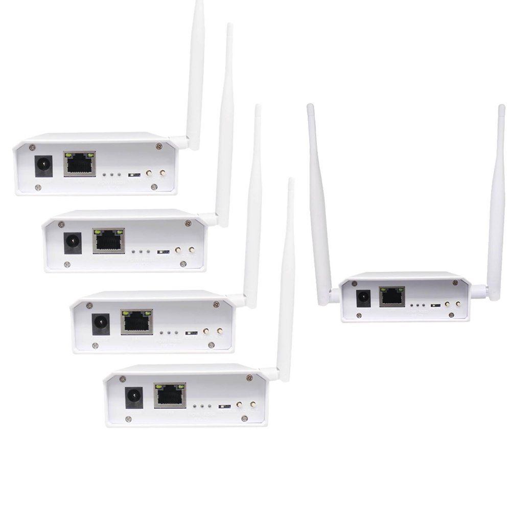 WiFi HaLow Wireless Bridge,2.4GHz & 5.8GHz Dual Band Point to Point Outdoor WiFi Extender,3KM(9842ft) Long Distance Powerful,IEEE 802.11ah Antenna WiFi Range Transmission Faster Speed (1 to 4)