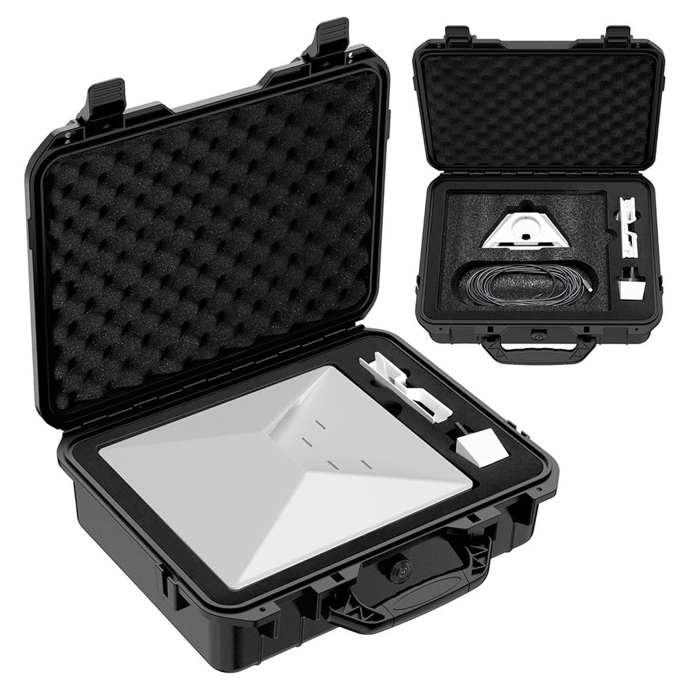 OLINS KAKO Starlink Mini Case, IP67 Waterproof Hard case Fits Star Link Mini Dish, Portable Shoulder Dual Carry Options with Precision Cut Foam for Starlink Accessories,Ideal for Travel and Camping