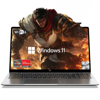 KAIGERR Gaming Laptop, 16.0inch Laptop Computer with MD Ryzen 7 5825U(8C/16T, Up to 4.5GHz), 16GB RAM 512GB NVMe SSD Windows 11 Laptop, Radeon RX Vega 8 Graphics,WiFi 6, Backlit KB