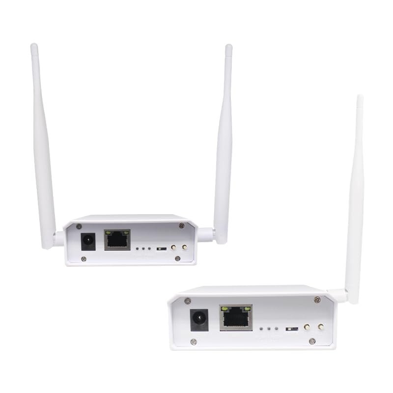 WiFi HaLow Wireless Bridge,2.4GHz & 5.8GHz Dual Band Point to Point Outdoor WiFi Extender,3KM(9842ft) Long Distance Powerful,IEEE 802.11ah Antenna WiFi Range Transmission Faster Speed (1 to 1)