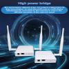 WiFi HaLow Wireless Bridge,2.4GHz & 5.8GHz Dual Band Point to Point Outdoor WiFi Extender,3KM(9842ft) Long Distance Powerful,IEEE 802.11ah Antenna WiFi Range Transmission Faster Speed (1 to 1) view 2