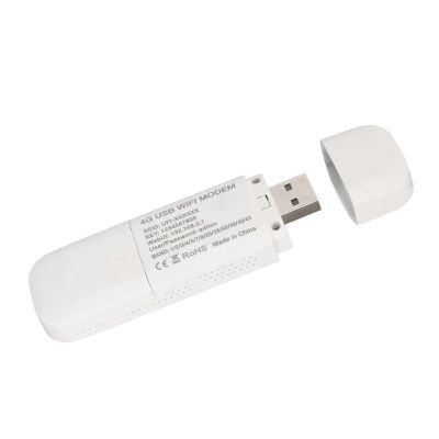 Vvikizy 4G LTE USB WiFi Modem, Portable Hotspot Router with SIM Card Slot for Worldwide Travel, Support 10 Devices Stable High Speed Internet