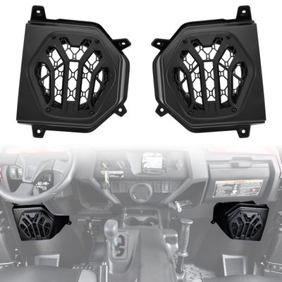 SAUTVS 6.5" Under Dash Speaker Pods for Kawasaki Teryx 800, Under Dashboard Speaker Enclosures Pods Holders for Kawasaki Teryx / Teryx4 2016-2025 Accessories(One Pair)