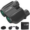 Aurosports Binoculars for Adults High Power - 10x25 Mini Kids Binoculars Easy Focus - Pocket Compact Binocular for Bird Watching Hunting Hiking Camping Travel view 1