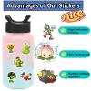 100PCS Plants and Zombies Stickers, Waterproof Vinyl Stickers for Water Bottles Laptop,Cute Classroom Supplies view 2
