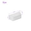 DMiotech 10 Pack 15x7mm VGA Dust Port Silicone Protector Cap Cover Anti-Dust Plugs for DB9, RS232, Clear view 3