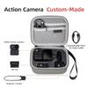 Lycuiw Carrying Case For DJI Osmo Nano,Camera Storage Bag Portable Travel Organizer PU Hard Shell Protective Box With Lanyard and Carabiner For DJI Osmo Nano view 4
