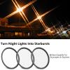 ARTCISE Star Filter 4 Lines  77mm 4 Point Cross Screen Lens Filter for DSLR Camera Lens, Night Photography, Light Streak Effects (67mm) view 2