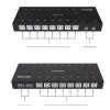 3D Synchronizer- KVM Switch Controller,8 Port USB Keyboard Mouse, Plug and Play Distributor, for Multiple PCS view 2