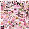 110 PCS Pink Meme Stickers for Adults & Women, Pink Funny Waterproof Stickers for Water Bottles Laptop Scrapbooking Computer Cars Hard Hat, DIY Dcor for Bumper Accesory view 1