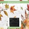 DecorLovee Fall Green Orange Outdoor TV Cover 70 to 75 Inches Weatherproof & Waterproof, Maple Leaf Tree Thanksgiving Pumpkins Outdoor TV Enclosure with Remote Control Pocket, TV Screen Protectors view 3
